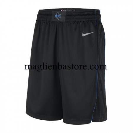 Dallas Mavericks Pantaloncini Nike 2023-2024 City Edition Nero Swingman - Uomo